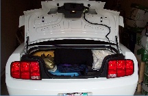 All packed up and ready to go