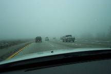 Fog over Cajone pass